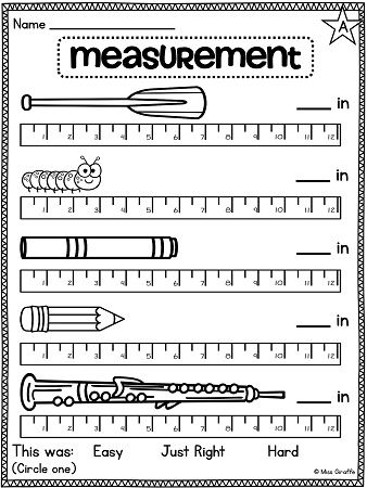 Length Measurement Worksheets Grade 2