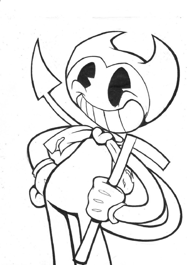 Bendy Coloring Pages