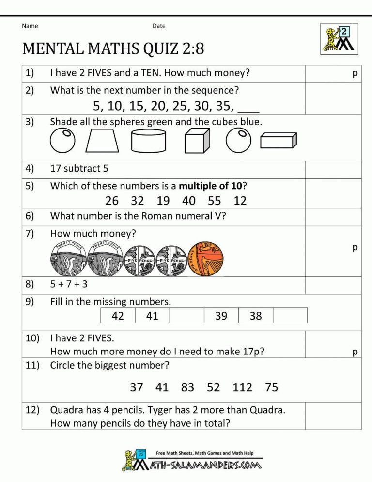 Year 8 Maths Worksheets Australia Free