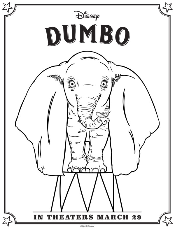 Dumbo Coloring Pages