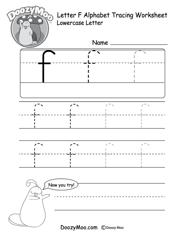 Letter F Worksheets Pdf Free