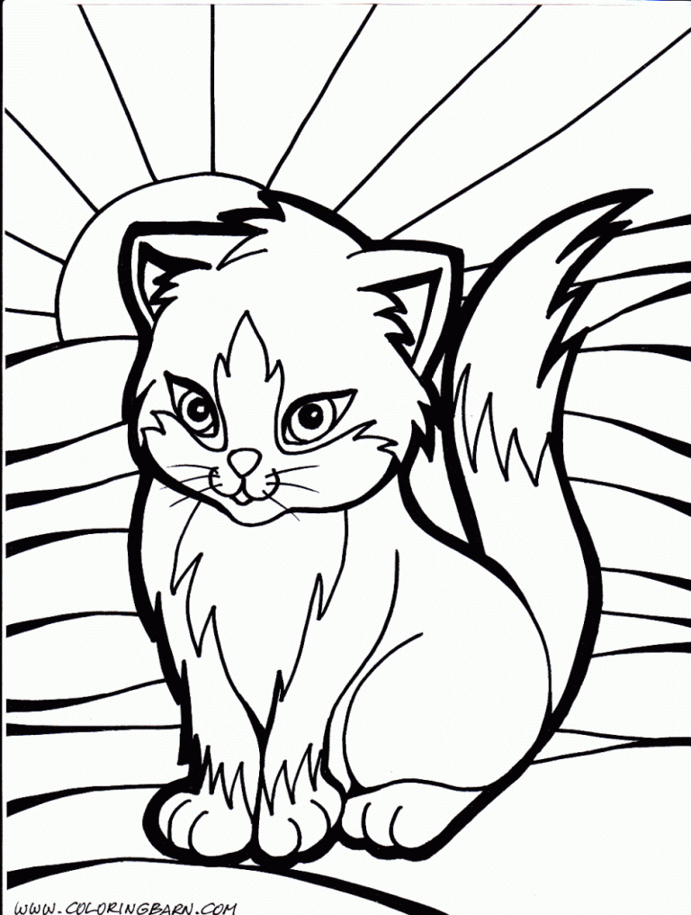 Cat Coloring Pages