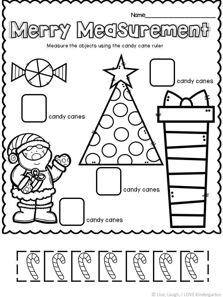 Kindergarten Math Measurement Worksheets