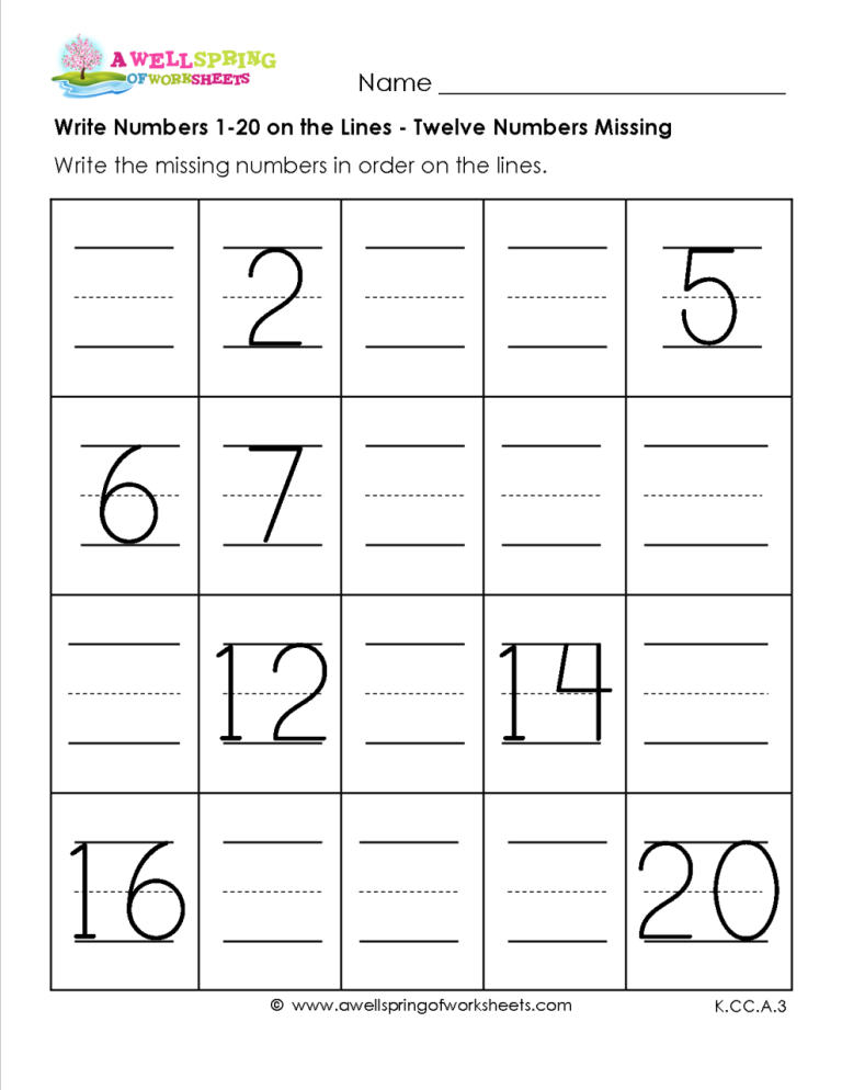 Traceable Printable Kindergarten Writing Worksheets Pdf