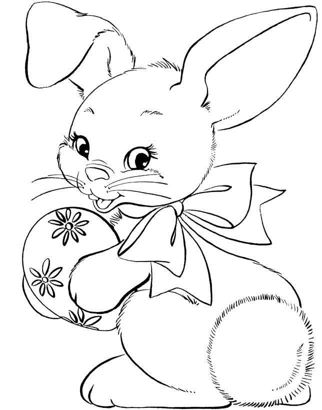 Easter Bunny Coloring Pages