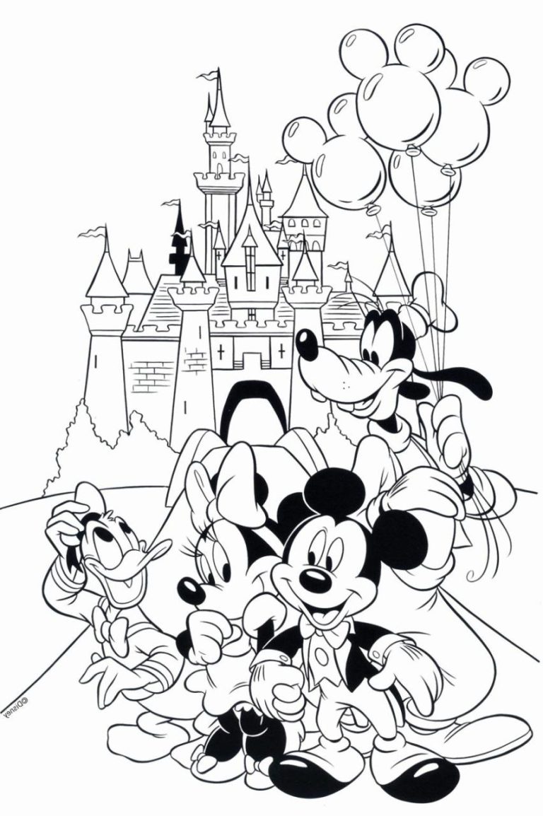 Mickey Mouse Coloring Pages