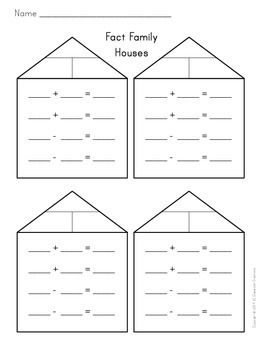 2nd Grade Fact Family Worksheets Pdf