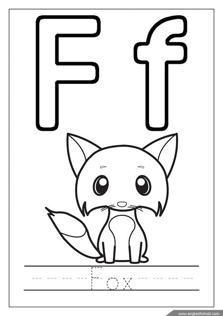 Free Printable Letter F Coloring Worksheets