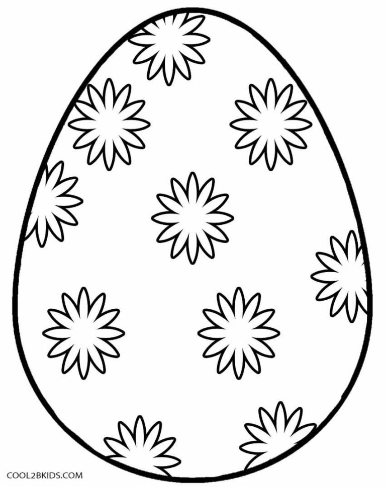 Egg Coloring Page