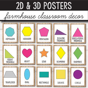 Printout Shapes Poster Printable Free