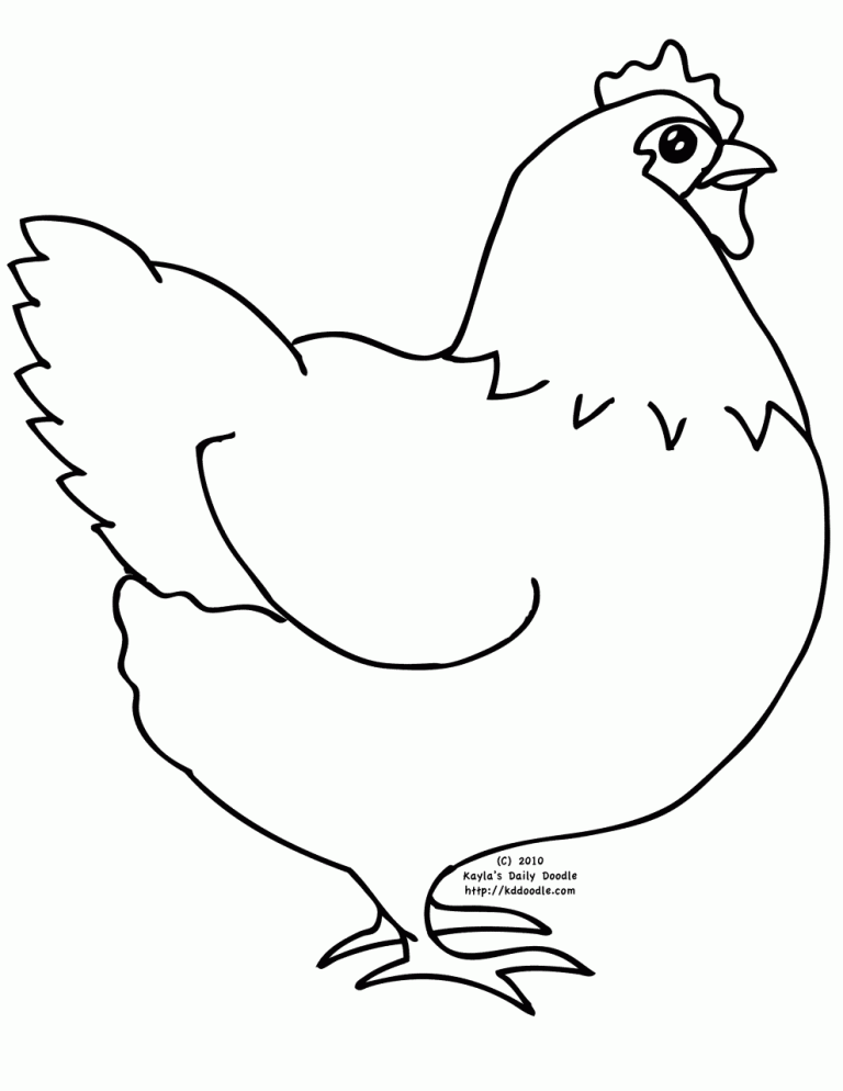 Chicken Coloring Pages