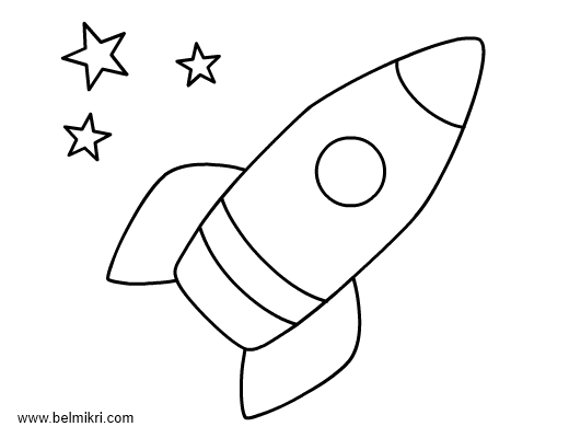 Rocket Coloring Pages