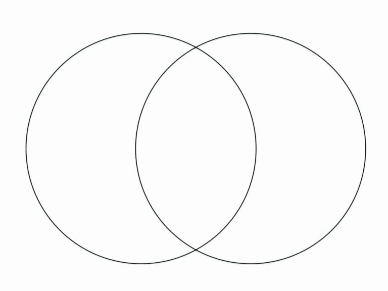 Printable Venn Diagram With Lines Pdf