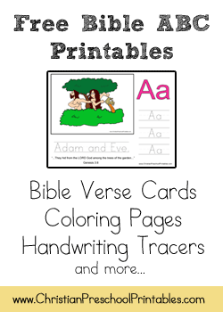 Bible Abc Printables Free