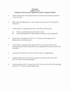 Physics Distance And Displacement Worksheet Answers