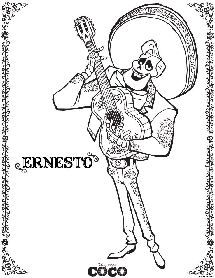 Coco Coloring Pages