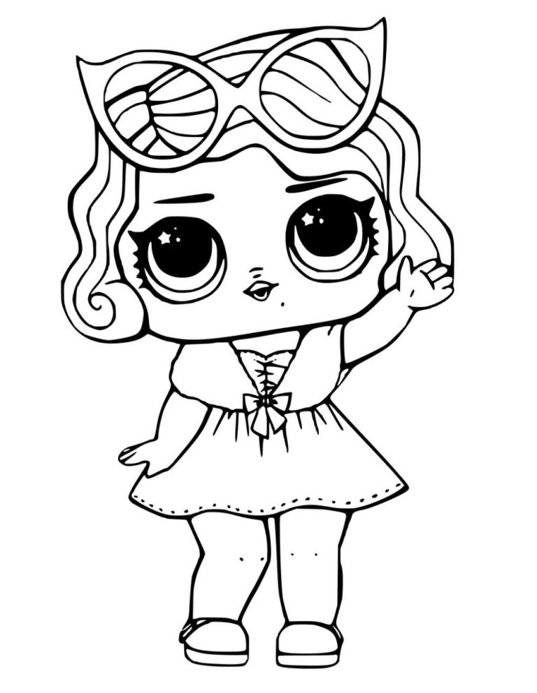 Lol Doll Colouring Pages