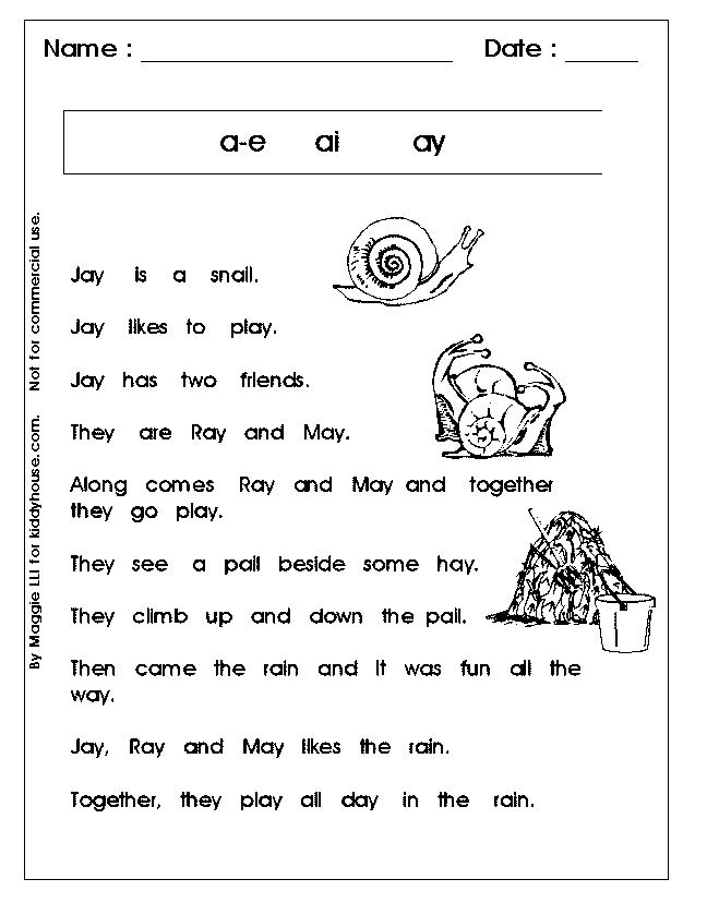 Reading 1st Grade Free First Grade Worksheets