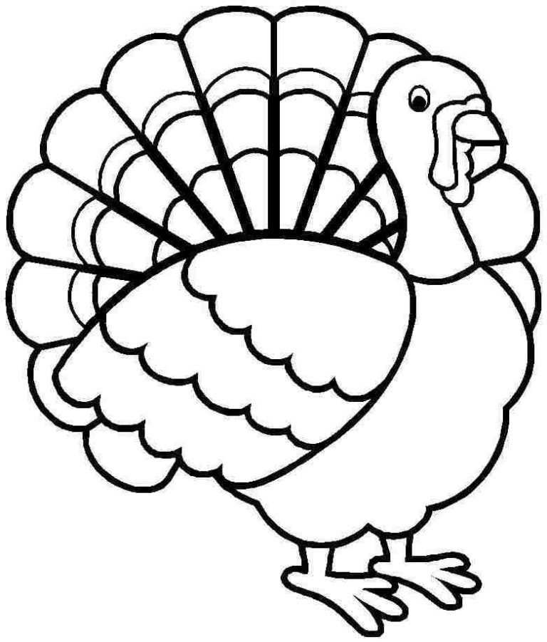 Turkey Coloring Pages