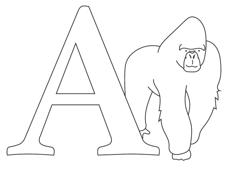 Alphabet Coloring Book Printable Pdf Free