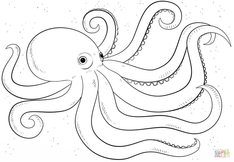 Octopus Coloring Page