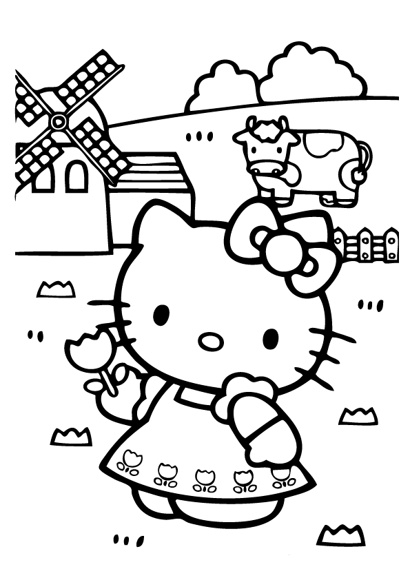 Hello Kitty Coloring