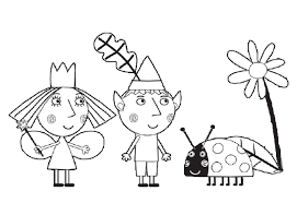 Ben And Holly Coloring Pages