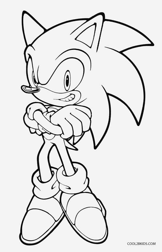 Classic Sonic Coloring Pages