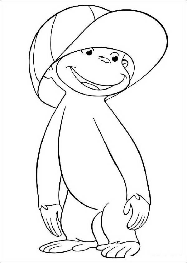 Curious George Coloring Pages