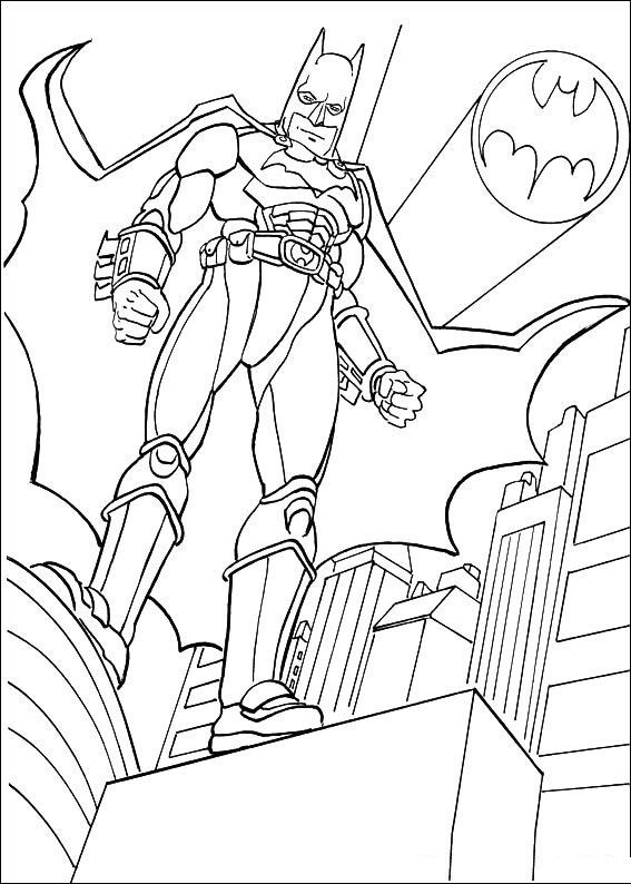 Batman Pictures To Color