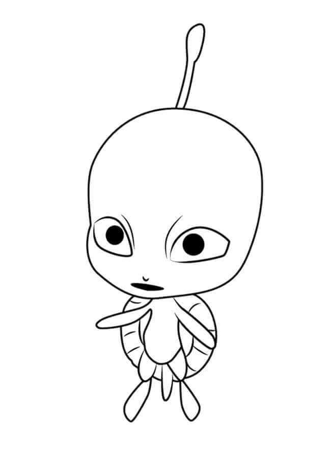 Deer Kwami Kwami Miraculous Ladybug Coloring Pages