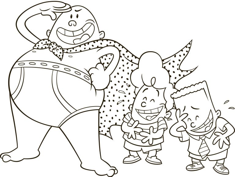 Captain Underpants Coloring Pages