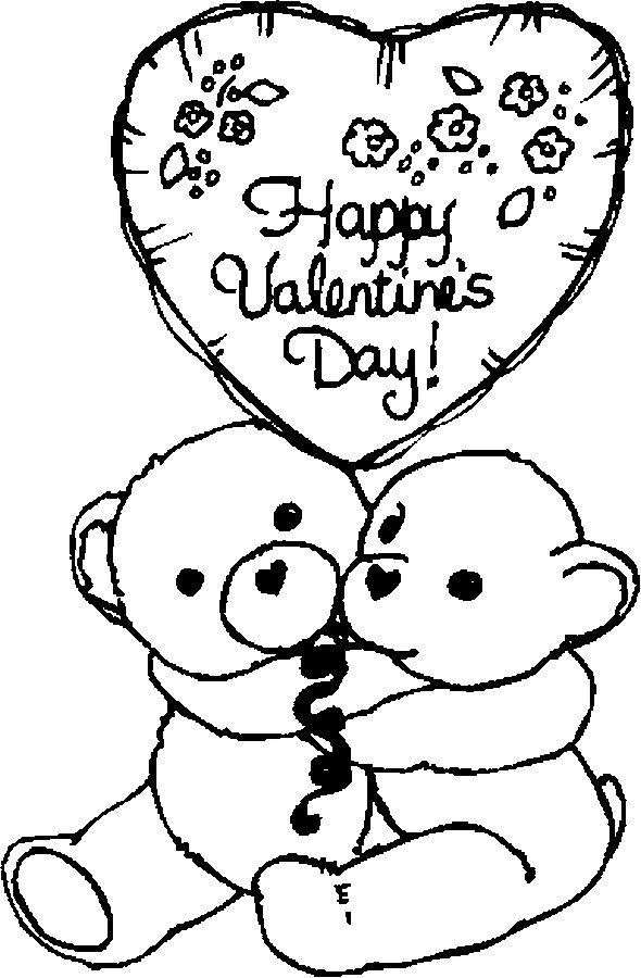 Printable Valentine Coloring Pages