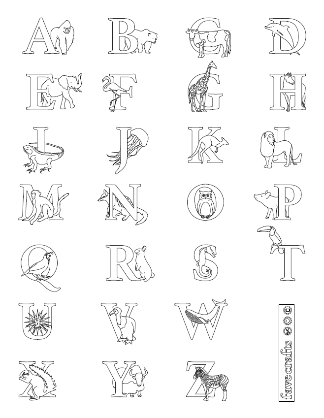 Alphabet Coloring