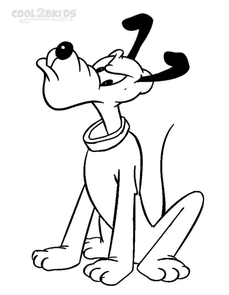 Pluto Coloring Pages