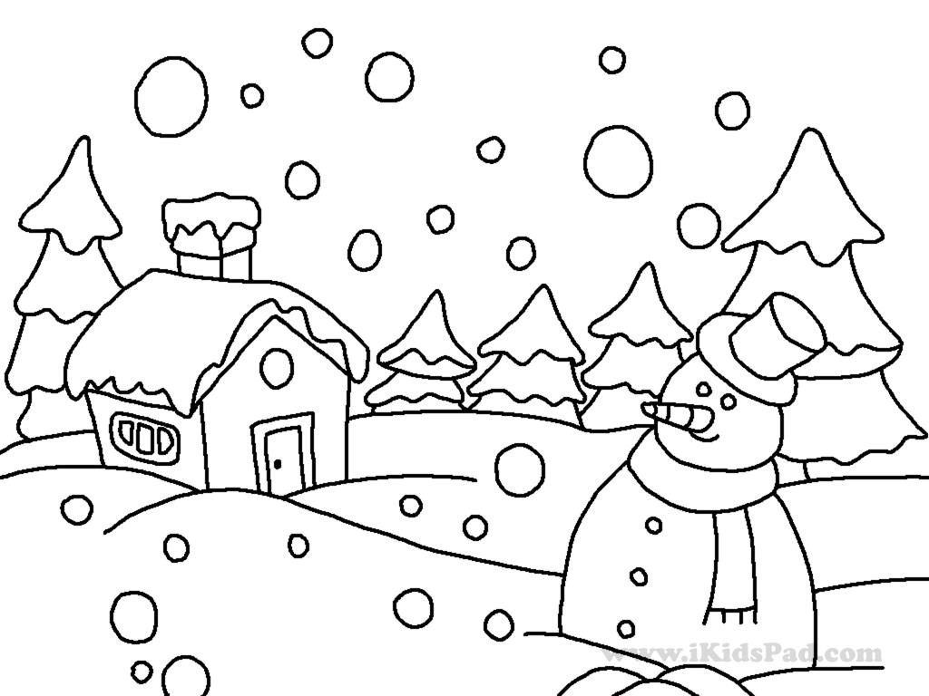 Winter Coloring Book