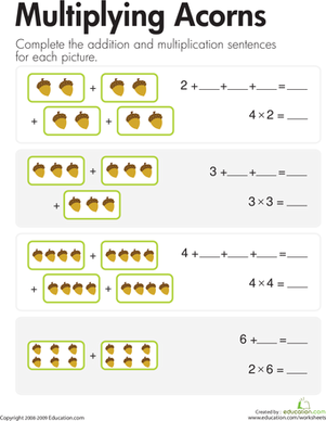 Multiplication Worksheets For Grade 2