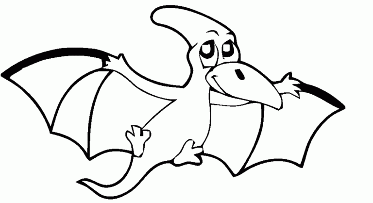 Pterodactyl Coloring Page