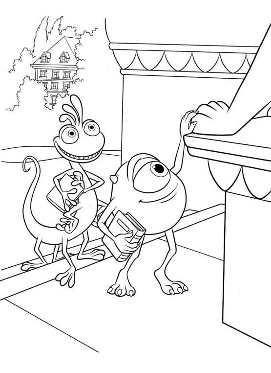 Monsters Inc Coloring Pages