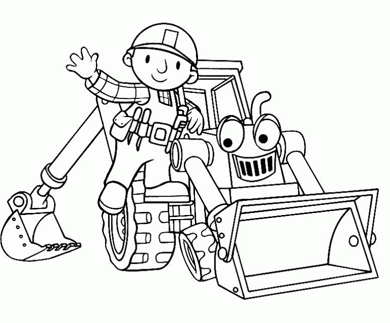 Bob The Builder Coloring Pages