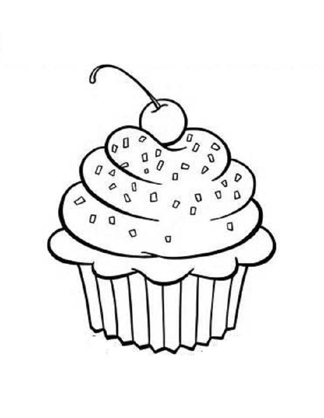 Cupcake Coloring