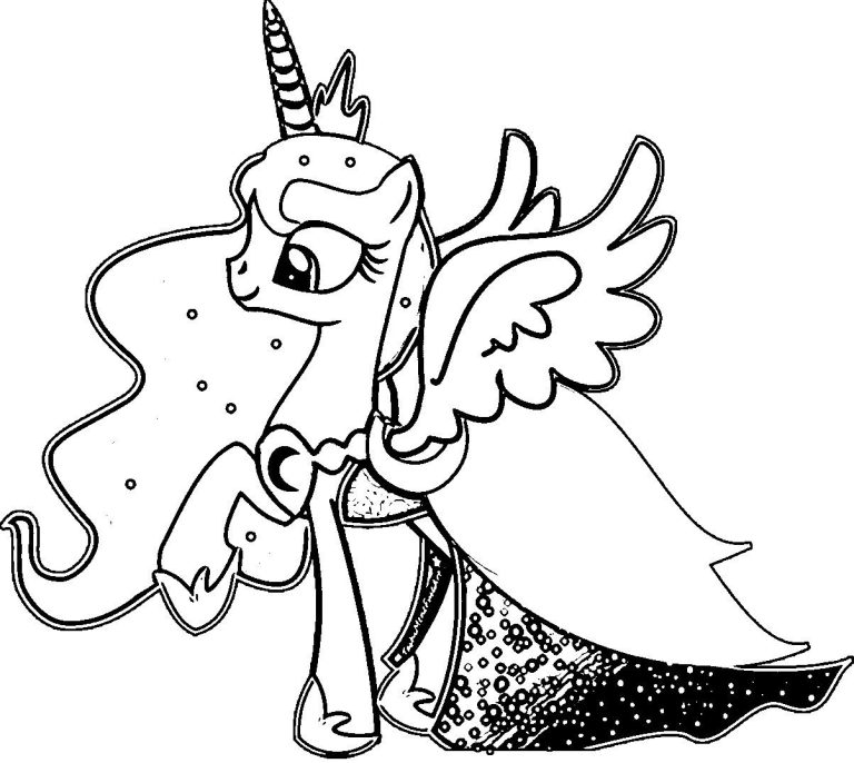 Princess Luna Coloring Pages