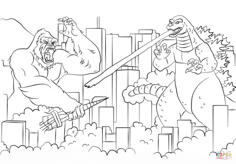 King Kong Coloring Pages