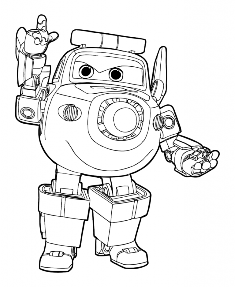 Super Wings Coloring