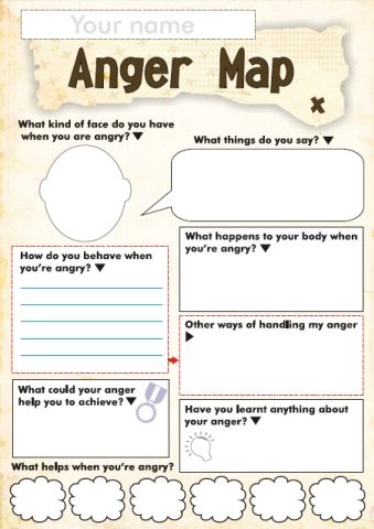 Printable Anger Management Worksheets For Kids Pdf