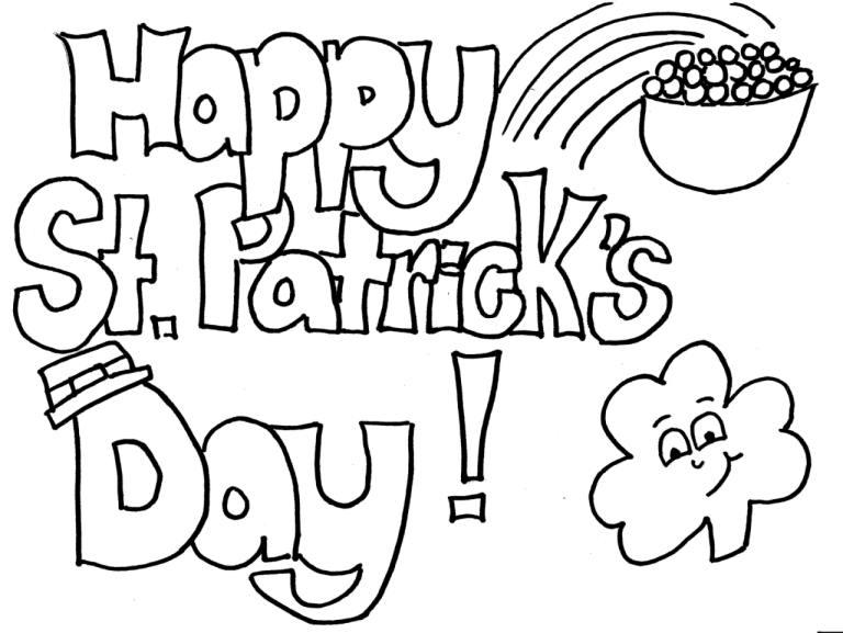 St Patricks Coloring Pages