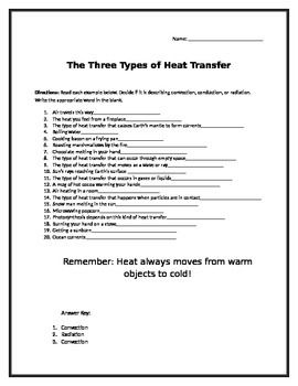 Calculating Specific Heat Worksheet