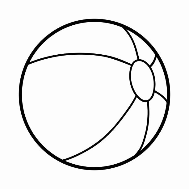 Beach Ball Coloring Page