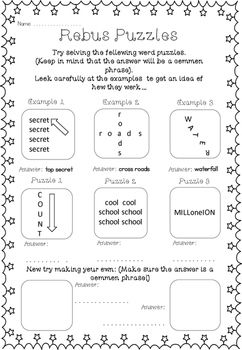 Common Core Sheets Brain Teasers