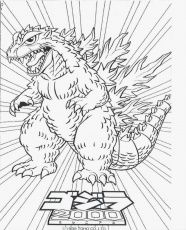 Godzilla Coloring Pages Printable